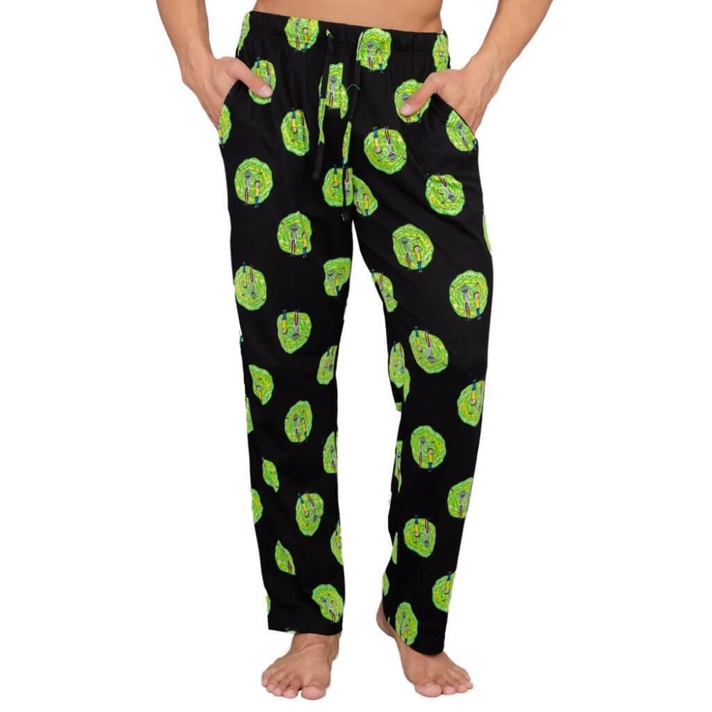 Rick and Morty Portal T-Shirt and Lounge Pants Pajama Set