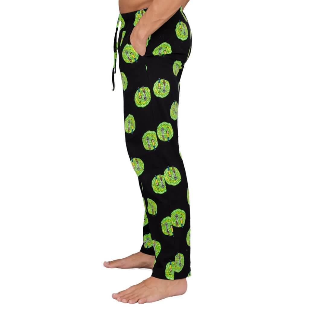 Rick and Morty Portal T-Shirt and Lounge Pants Pajama Set