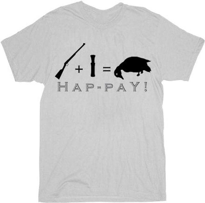 Rifle + Pistol Bullet = Dead Duck Hap-pay! T-shirt