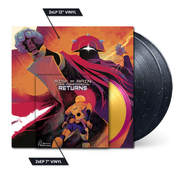 CHRIS CHRISTODOULOU - Risk of Rain Returns (2LP BLACK SPARKLE + 2X7") Vinyl Record