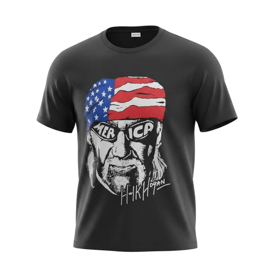 Hollywood Face Merica Adult T-Shirt