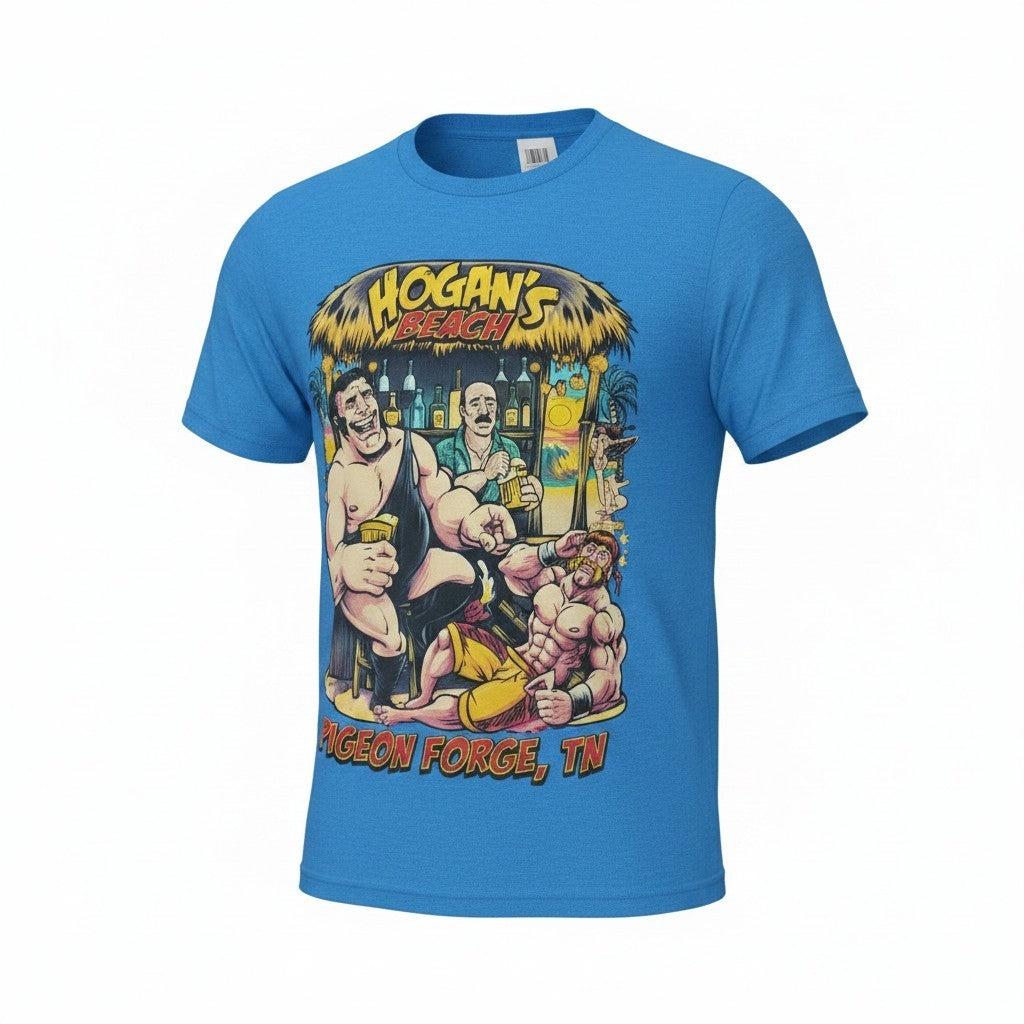 Blue Andre Bar Adult T-Shirt