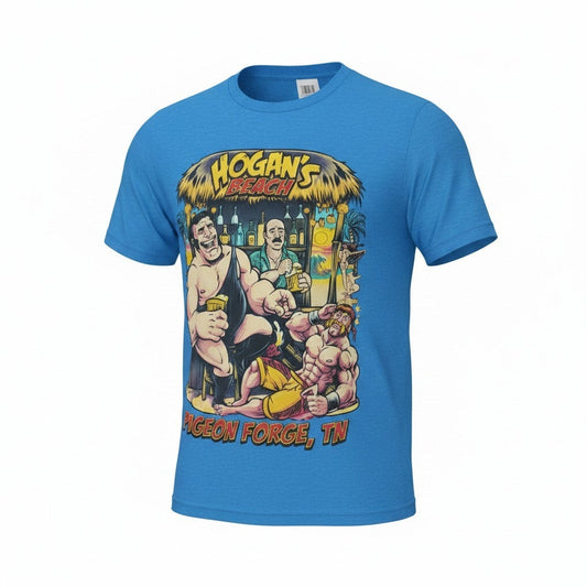 Blue Andre Bar Adult T-Shirt