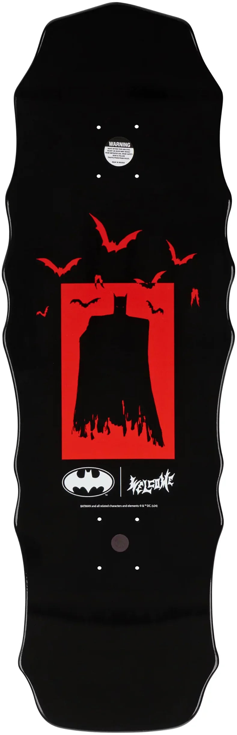 WELCOME X BATMAN BANE ON WIDOW 10" SKATEBOARD DECK