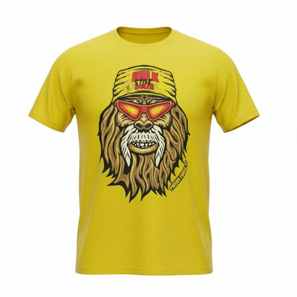 Yellow Hulk Still Rules Hulksquatch Adult T-Shirt
