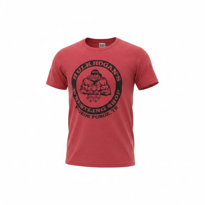 Red HBS Circle Crab Adult T-Shirt