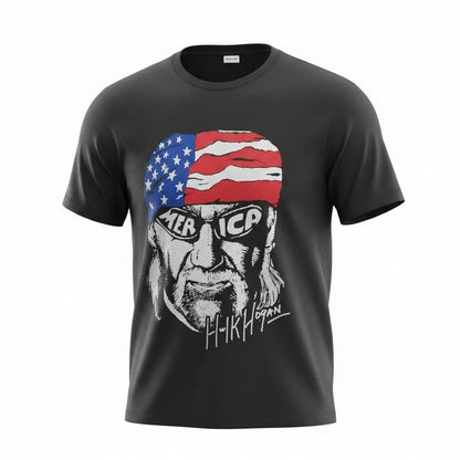 Hollywood Face Merica Adult T-Shirt