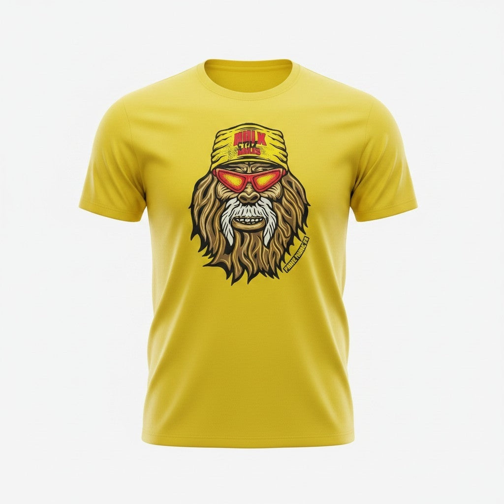 Yellow Hulk Still Rules Hulksquatch Adult T-Shirt
