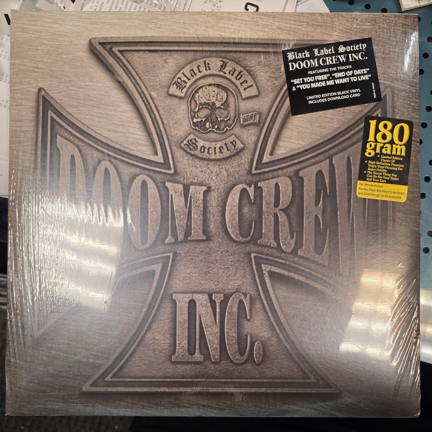 BLACK LABEL SOCIETY - Doom Crew Inc [180G] 2x Vinyl LP Record + Download Card