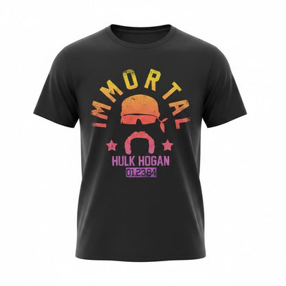 Black Colorful Immortal Gradient Adult T-Shirt