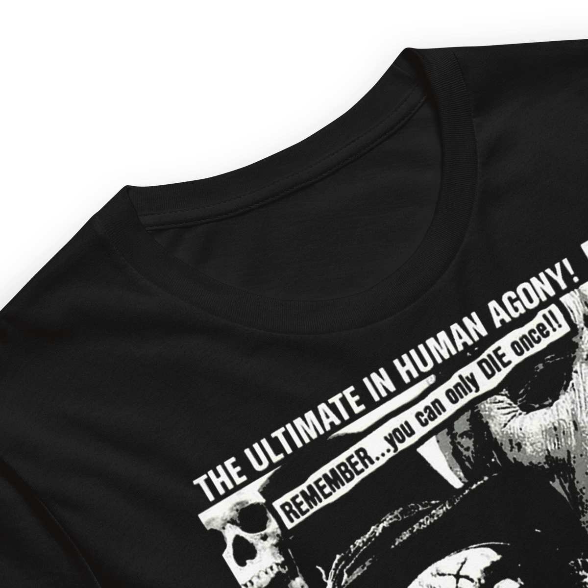 Rob Zombie Black and White Officially Licensed Mens T Shirt Black