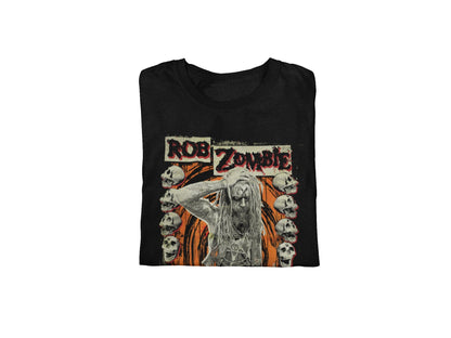 Rob Zombie Born Insane Jumbo Print Mens T Shirt Black