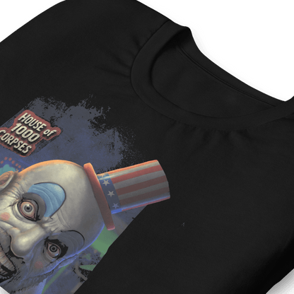 Rob Zombie Captain Spaulding Officially Licensed Mens T Shirt Black
