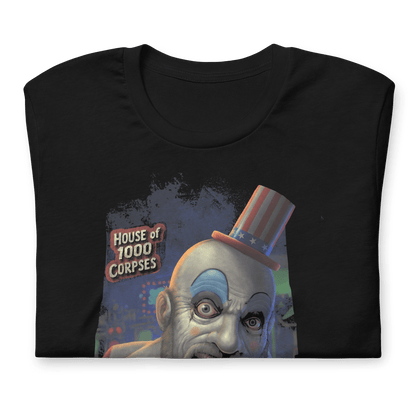 Rob Zombie Captain Spaulding Officially Licensed Mens T Shirt Black