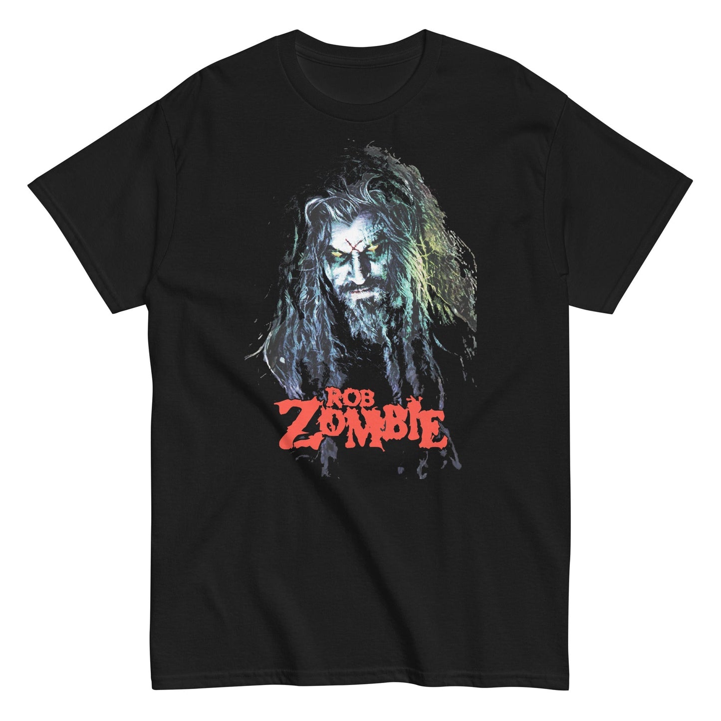 Rob Zombie Classic Logo Mens T Shirt Black