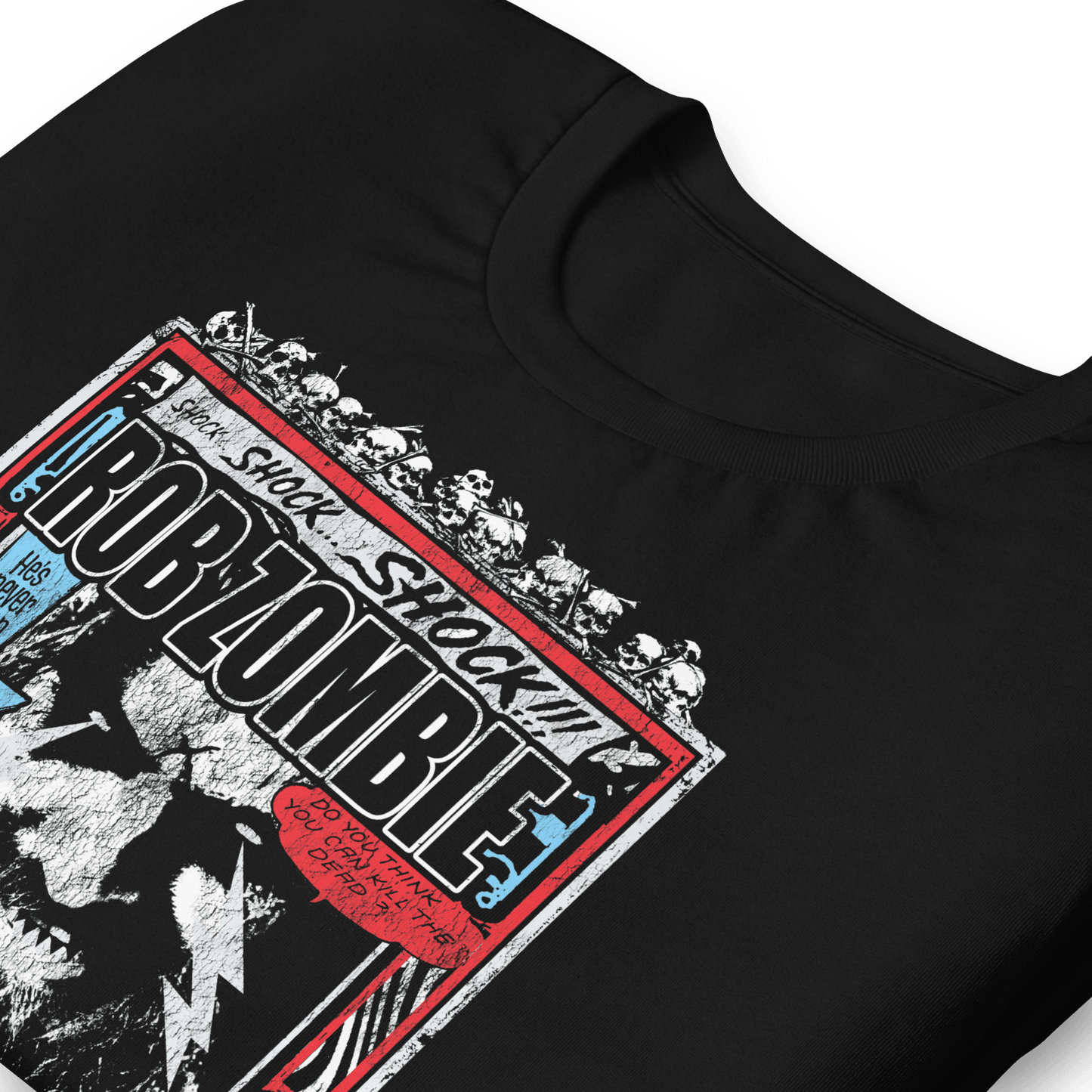 Rob Zombie Comic Book Officially Licensed Mens T Shirt Black