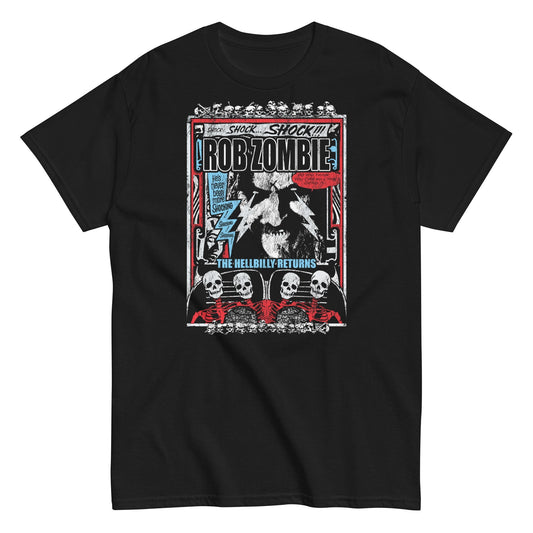 Rob Zombie Comic Book Mens T Shirt Black