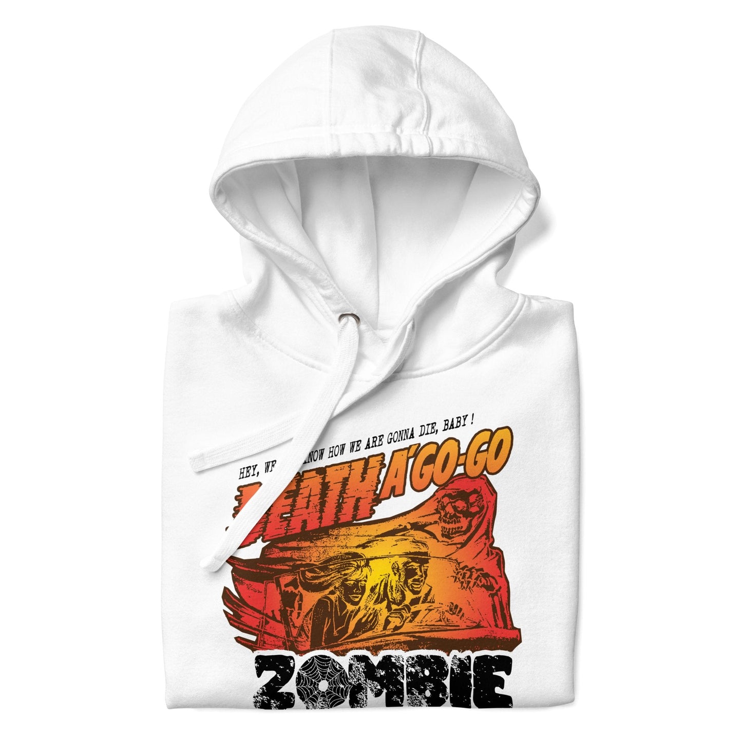 Rob Zombie Death a Go Go Classic Mens Officially Licensed Hoodie White