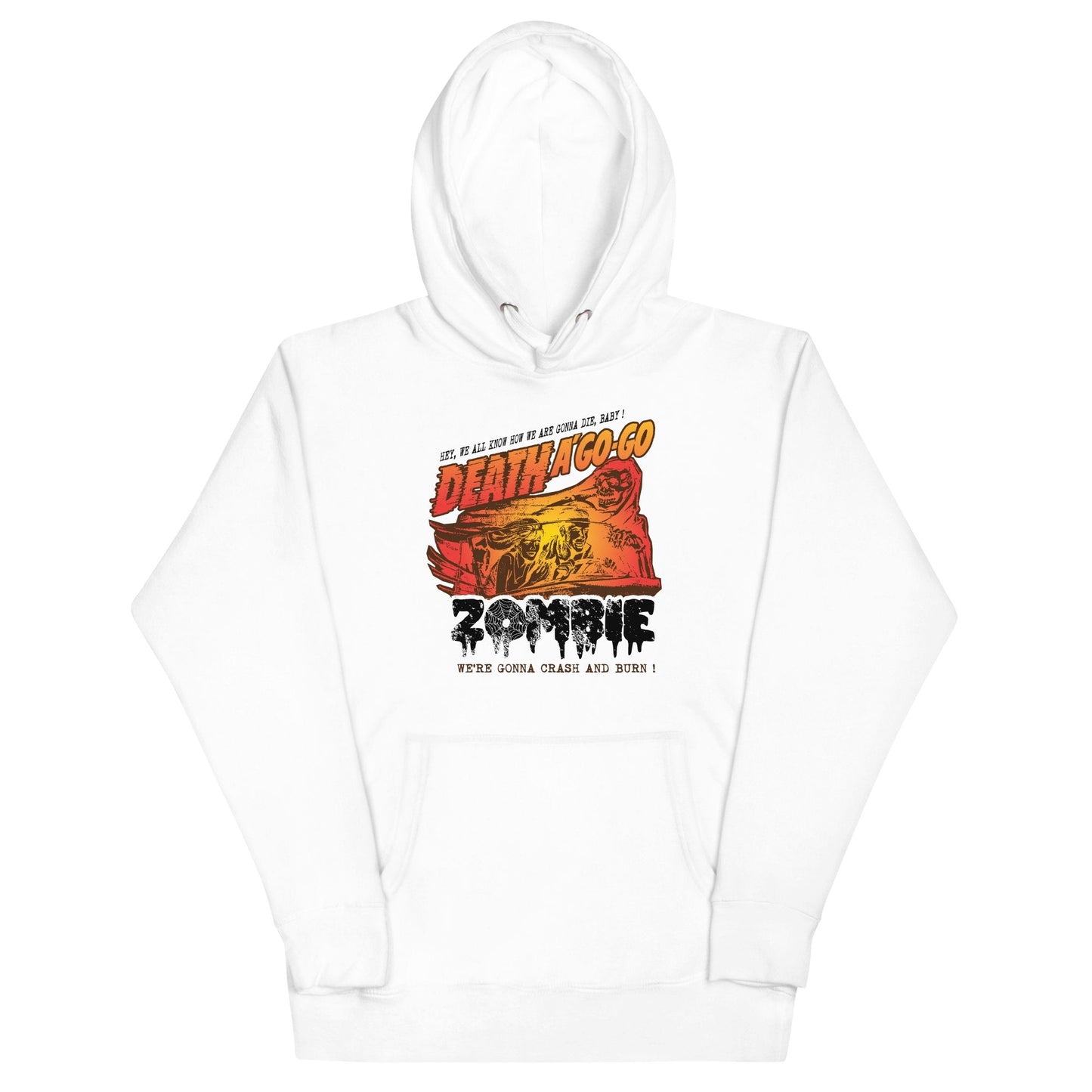Rob Zombie Death a Go Go Classic Mens Officially Licensed Hoodie White