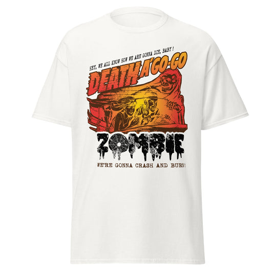 Rob Zombie Death a Go Go Jumbo Print Mens T Shirt White