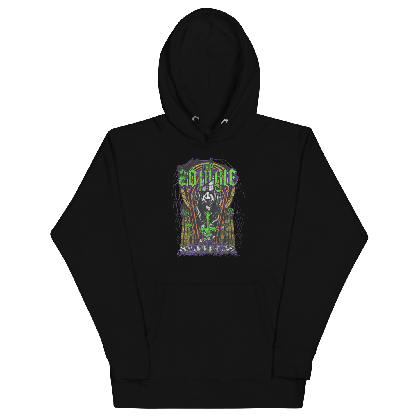 Rob Zombie Great American Mens Officially Licensed Hoodie Black