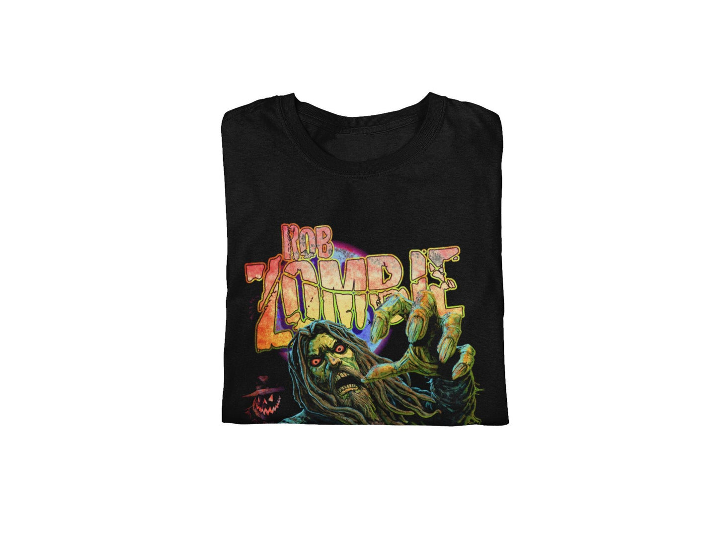 Rob Zombie Halloween Jumbo Print Mens T Shirt Black