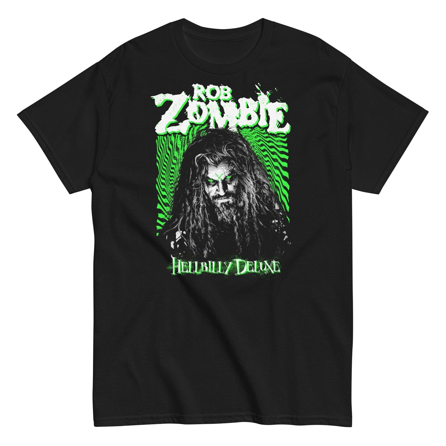 Rob Zombie Hellbilly Green Mens T Shirt Black