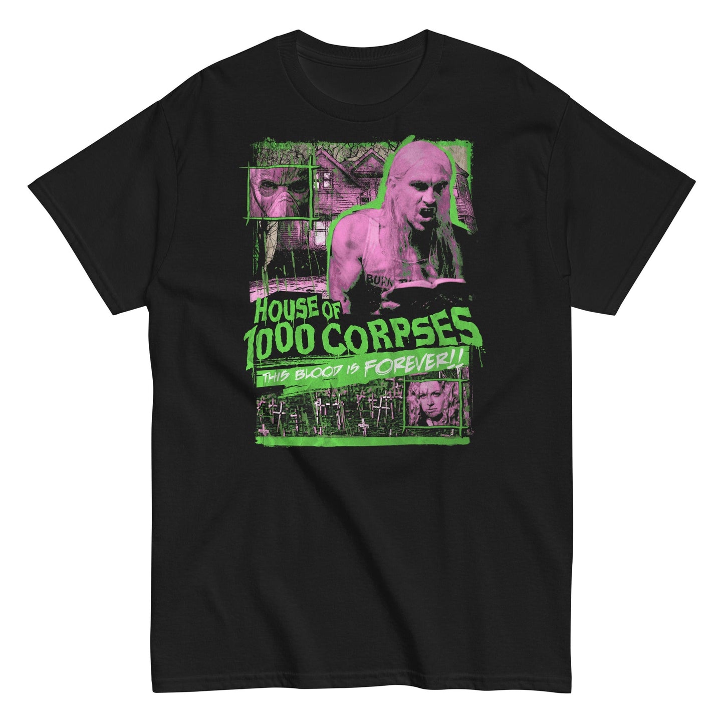 Rob Zombie House of 1000 Corpses Mens T Shirt Black