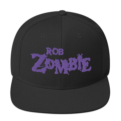 Rob Zombie Logo Snapback Hat Black