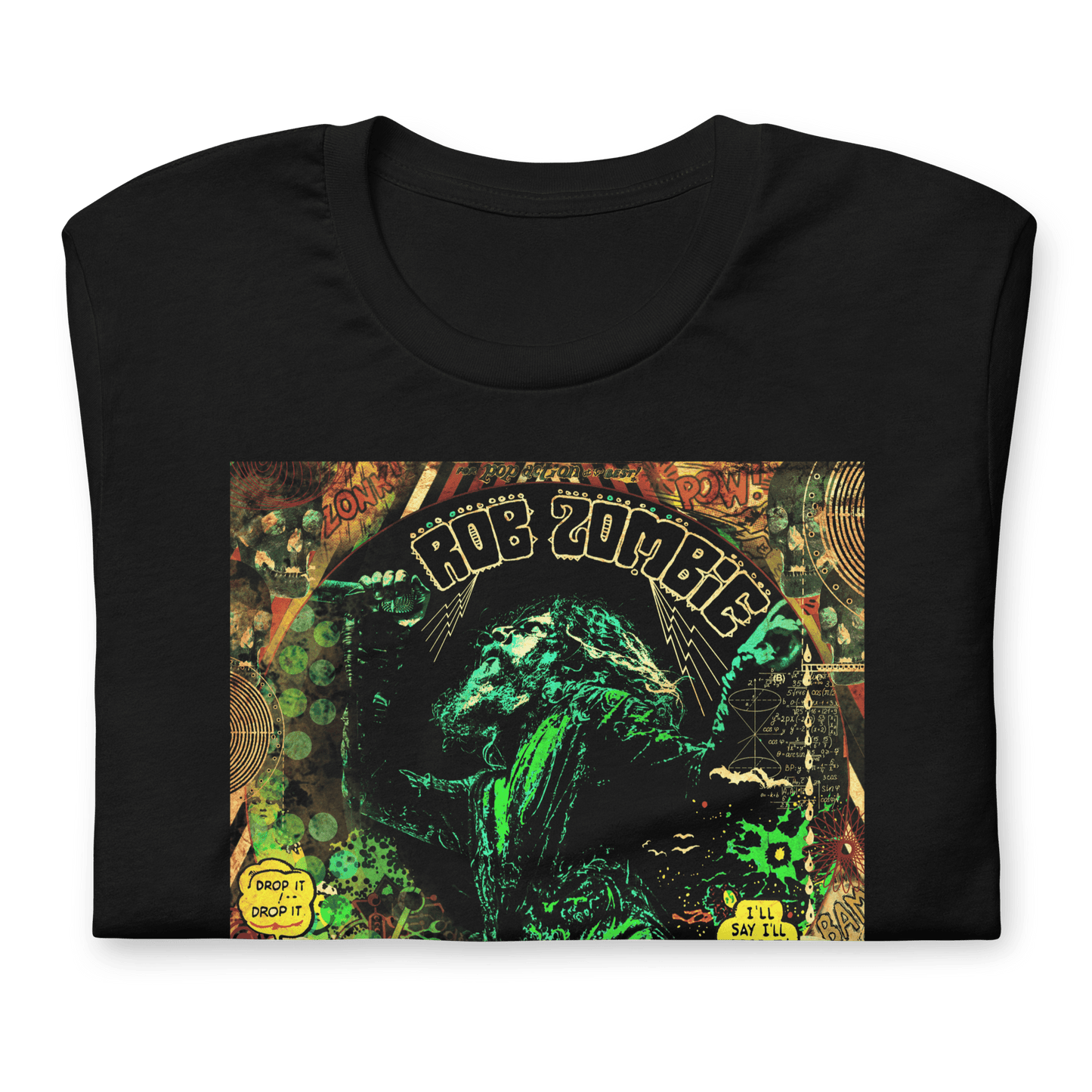 Rob Zombie Lunar Injection Officially Licensed Mens T Shirt Black