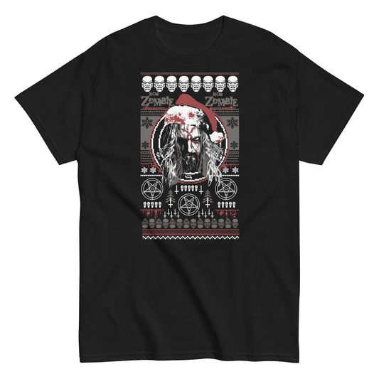 Rob Zombie Merry Christmas Mens T Shirt Black