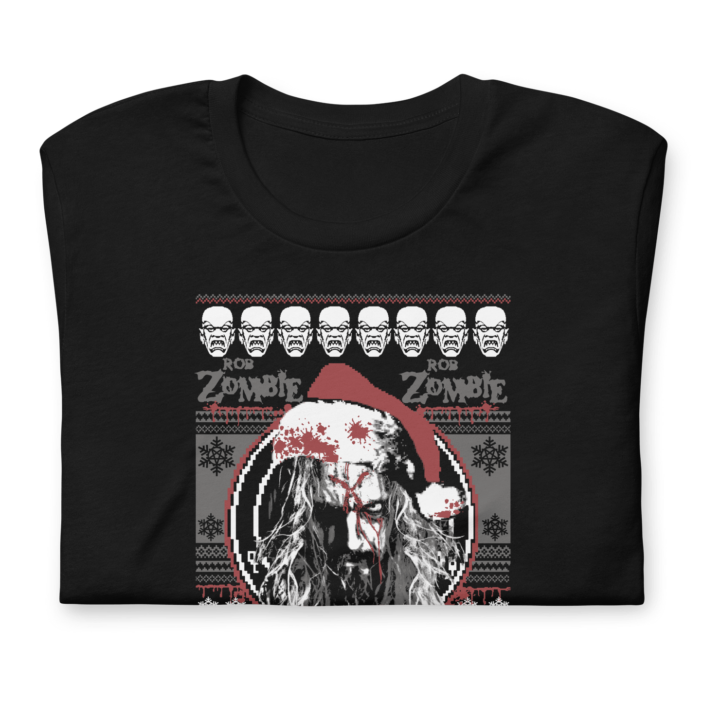 Rob Zombie Merry Christmas Officially Licensed Mens T Shirt Black