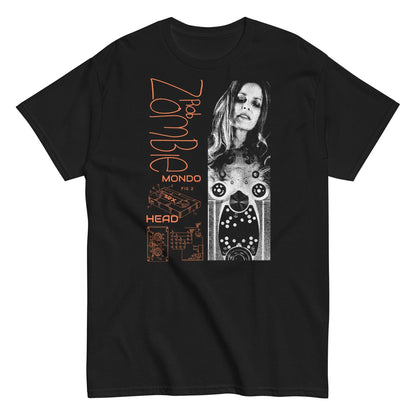 Rob Zombie Mondo Head Officially Licensed Mens T Shirt Black
