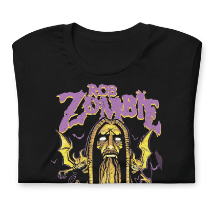 Rob Zombie Pagan Jumbo Print Officially Licensed Mens T Shirt Black