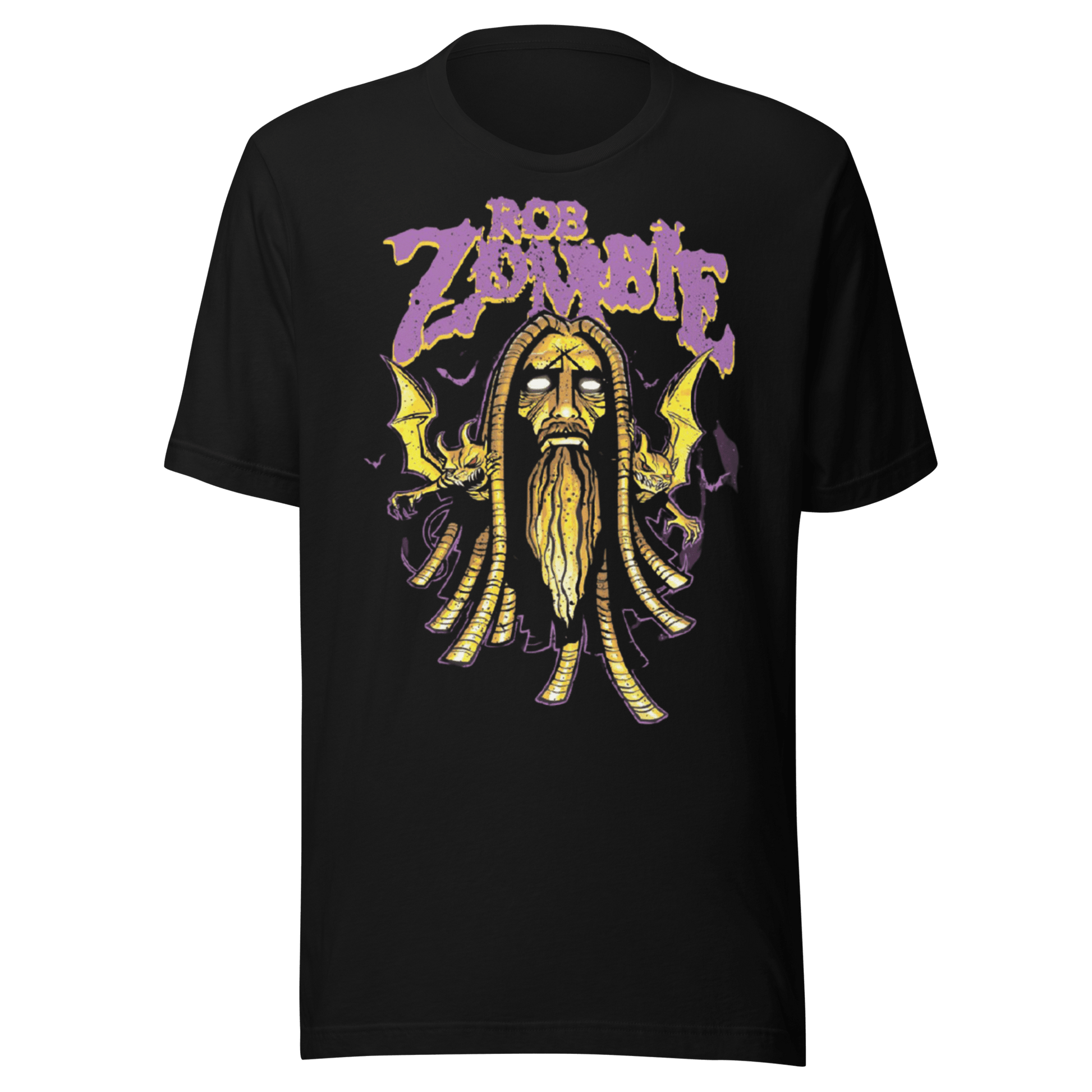 Rob Zombie Pagan Jumbo Print Officially Licensed Mens T Shirt Black