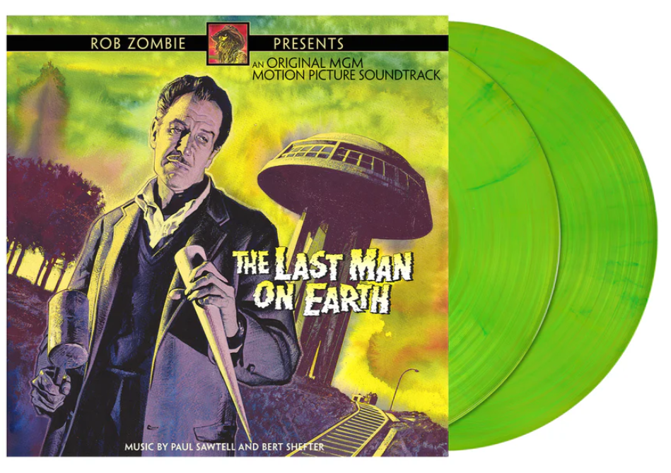 Paul Sawtell & Bert Shefter - Rob Zombie Presents The Last Man On Earth OST (2LP Neon Green Blue Smoke) Vinyl Record