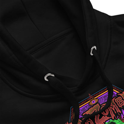 Rob Zombie Psychedelic Classic Mens Officially Licensed Hoodie Black