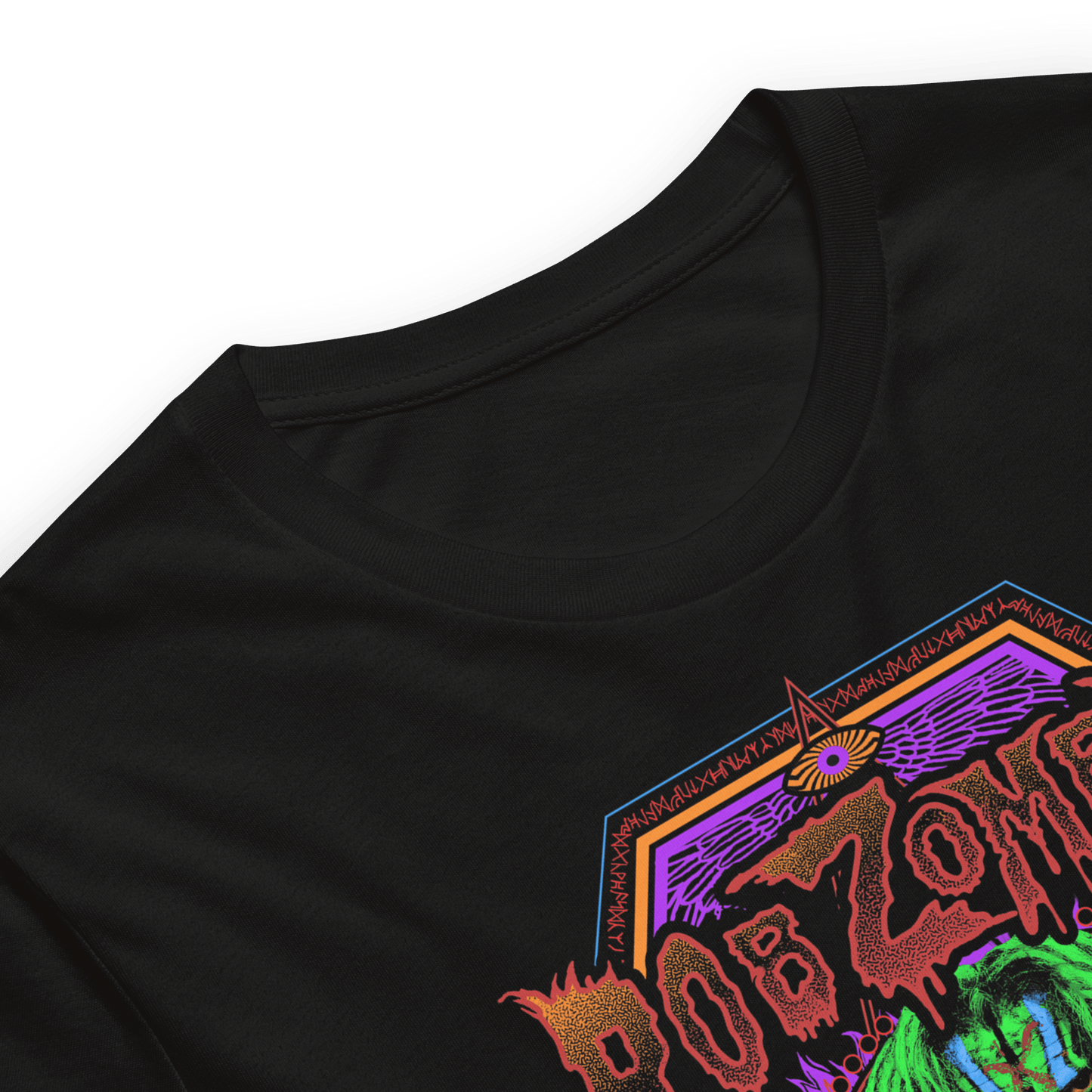 Rob Zombie Psychedelic Officially Licensed Mens T Shirt Black