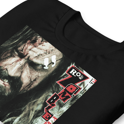 Rob Zombie Ransom Note Officially Licensed Mens T Shirt Black