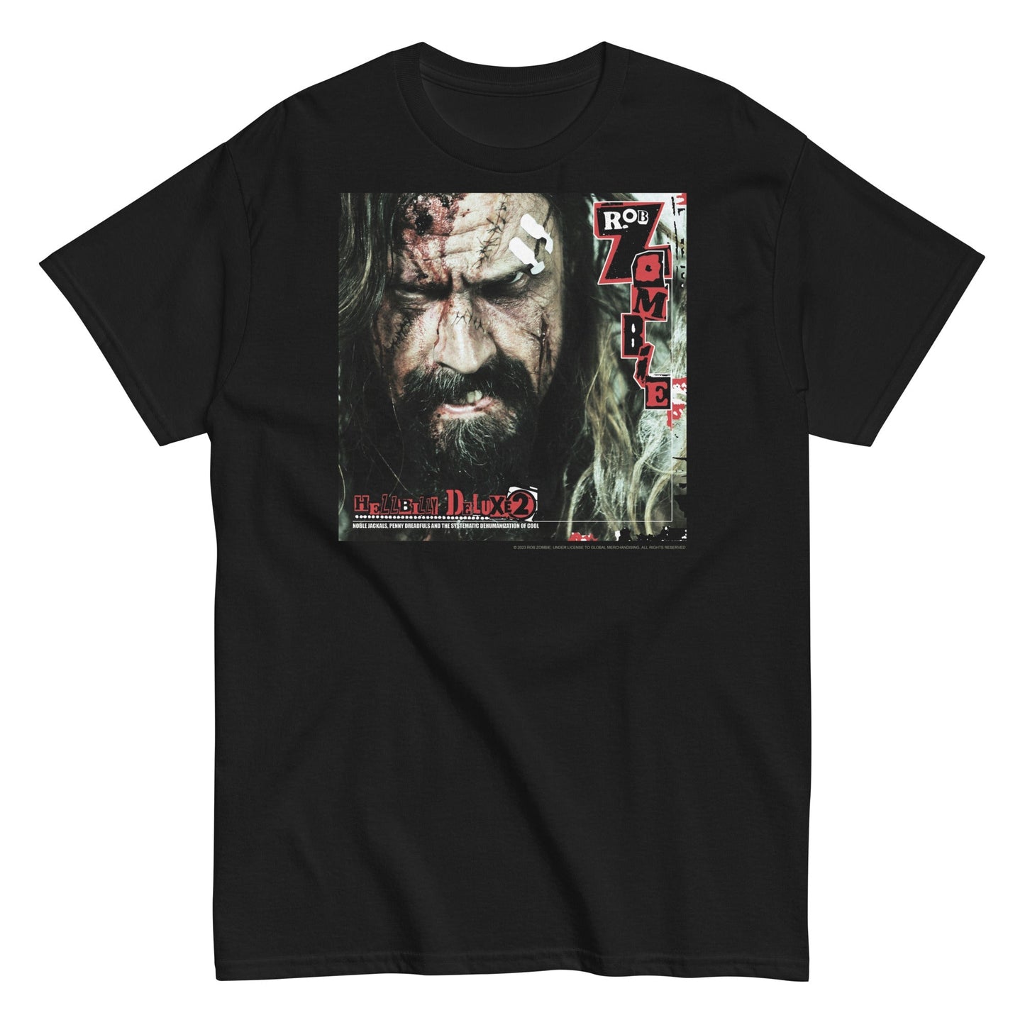 Rob Zombie Ransom Note Mens T Shirt Black