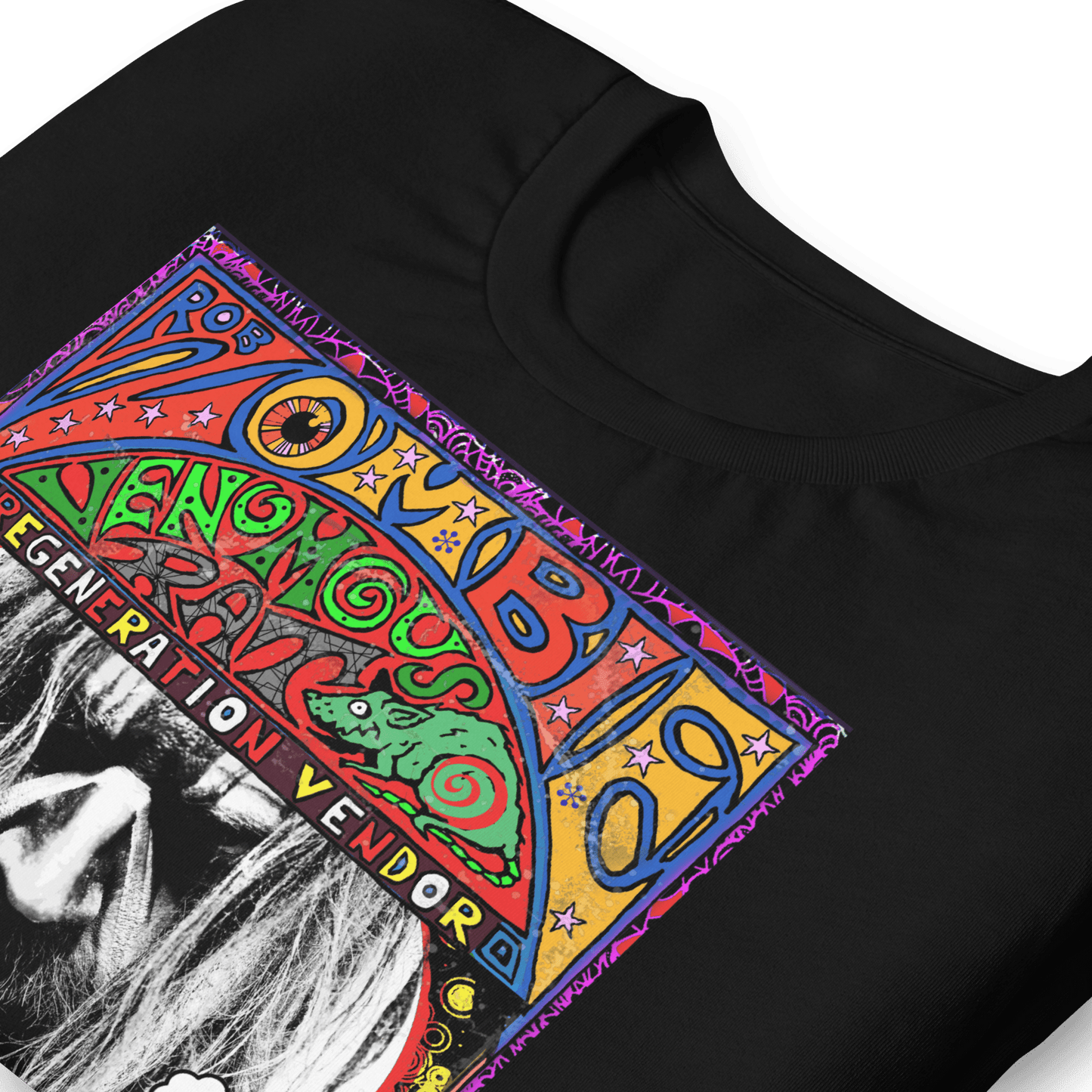 Rob Zombie Regeneration Officially Licensed Mens T Shirt Black
