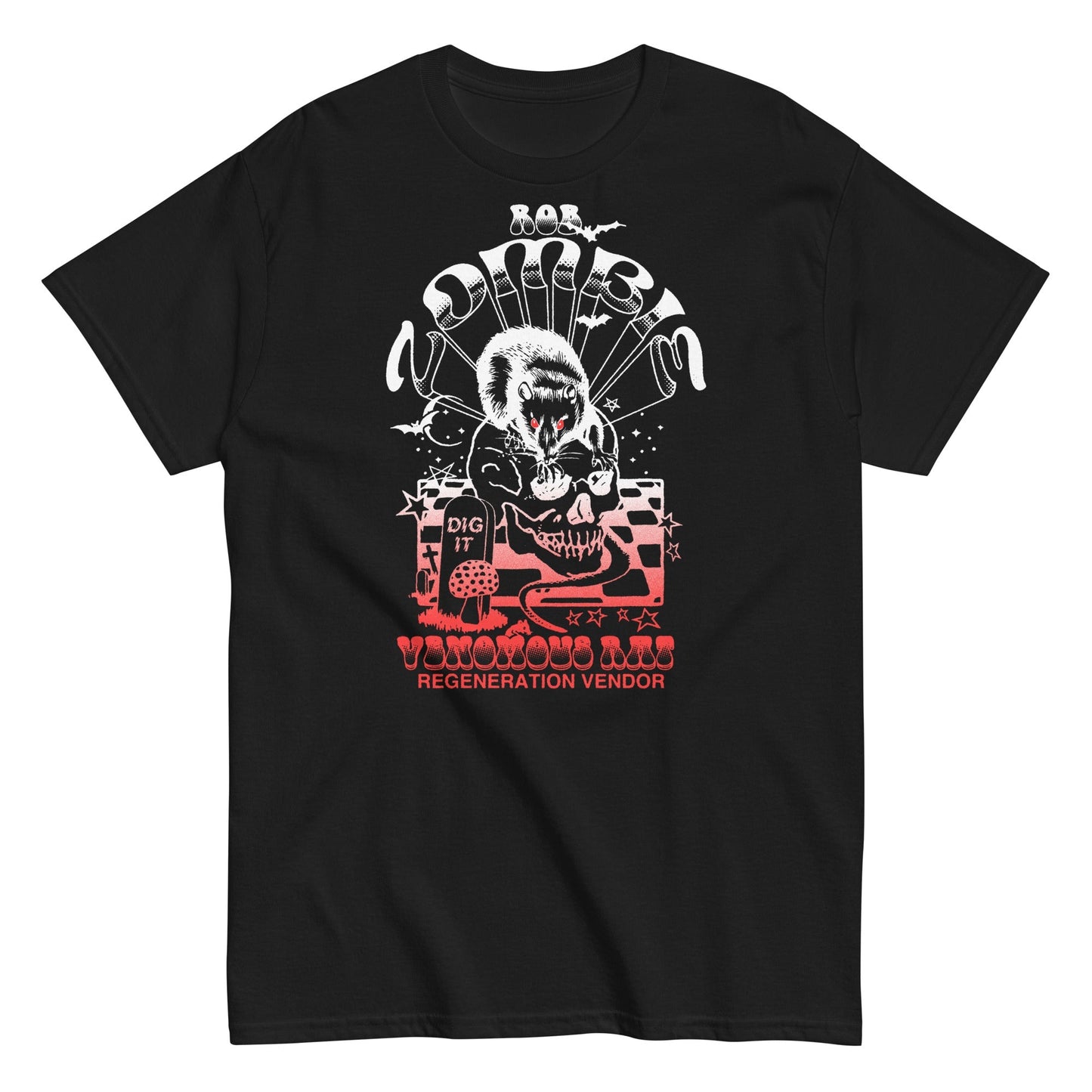 Rob Zombie Regeneration Vendor Mens T Shirt Black