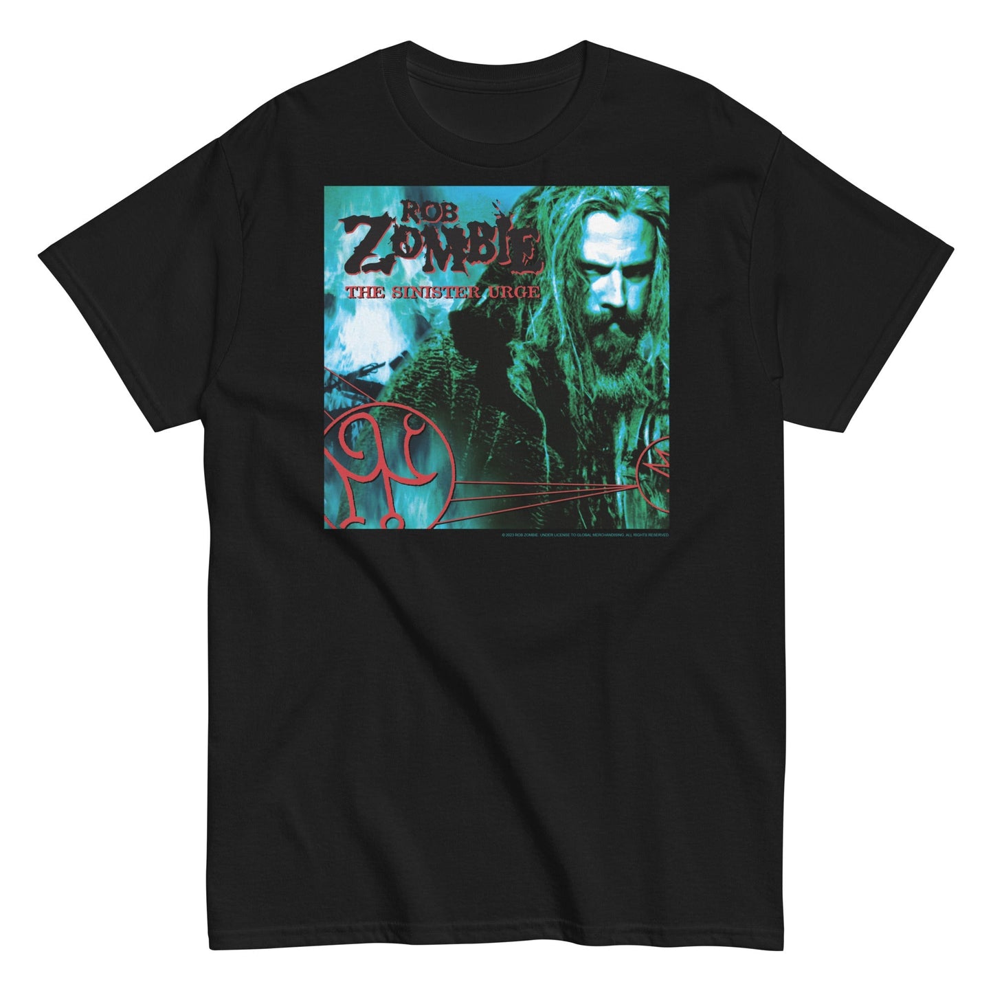 Rob Zombie Sinister Urge Mens T Shirt Black