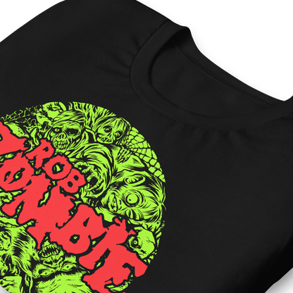 Rob Zombie Slime Logo Officially Licensed Mens T Shirt Black