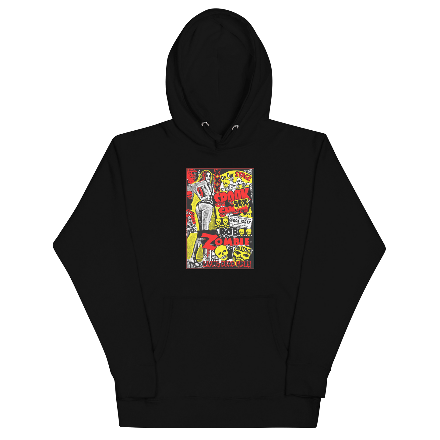 Rob Zombie Spook Shop Mens Officially Licensed Hoodie Black