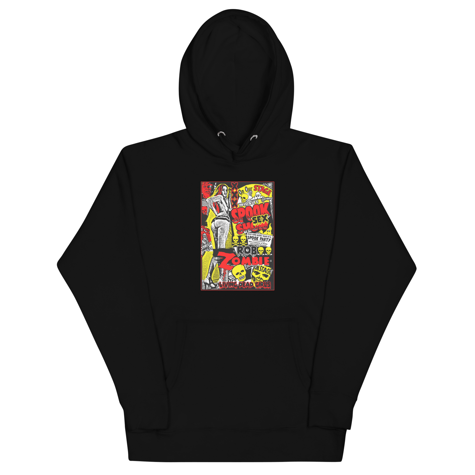 Rob Zombie Spook Shop Mens Officially Licensed Hoodie Black