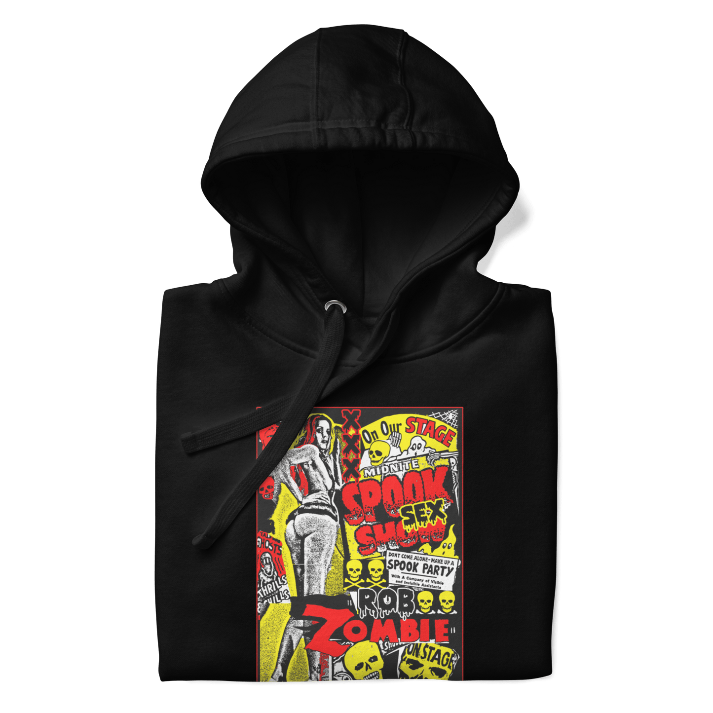 Rob Zombie Spook Shop Mens Officially Licensed Hoodie Black