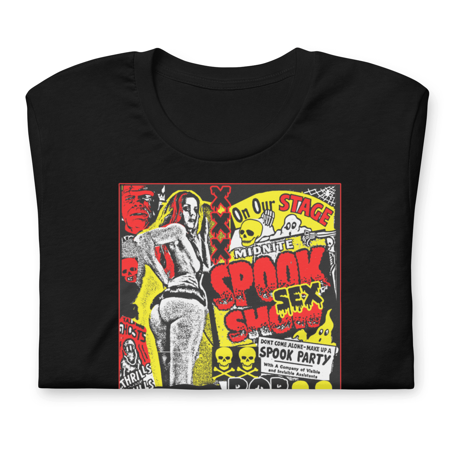 Rob Zombie Spook Shop Jumbo Print Officially Licensed Mens T Shirt Black