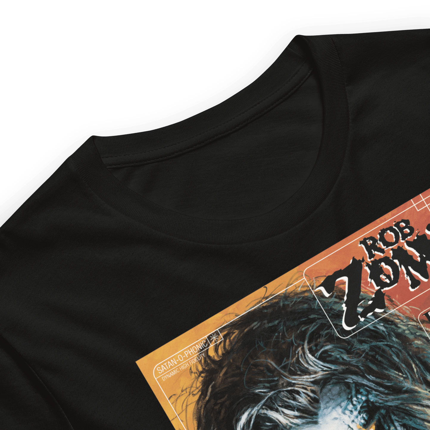 Rob Zombie Staring Officially Licensed Mens T Shirt Black