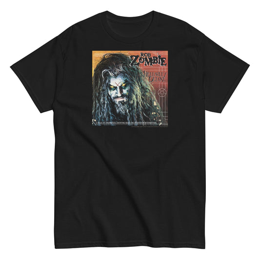 Rob Zombie Staring Mens T Shirt Black